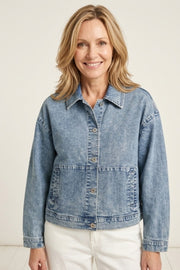 Habitat Stretch Denim Pocket Jacket - 11421 - LIGHT DENIM