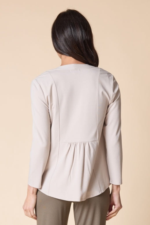 Habitat Core Travel Knit Solid Open Front Jacket - 55930 - DOVE