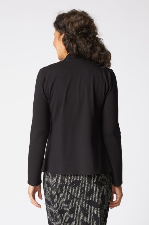Habitat Core Travel Knit Solid Waterfall Jacket - 55931 - BLACK