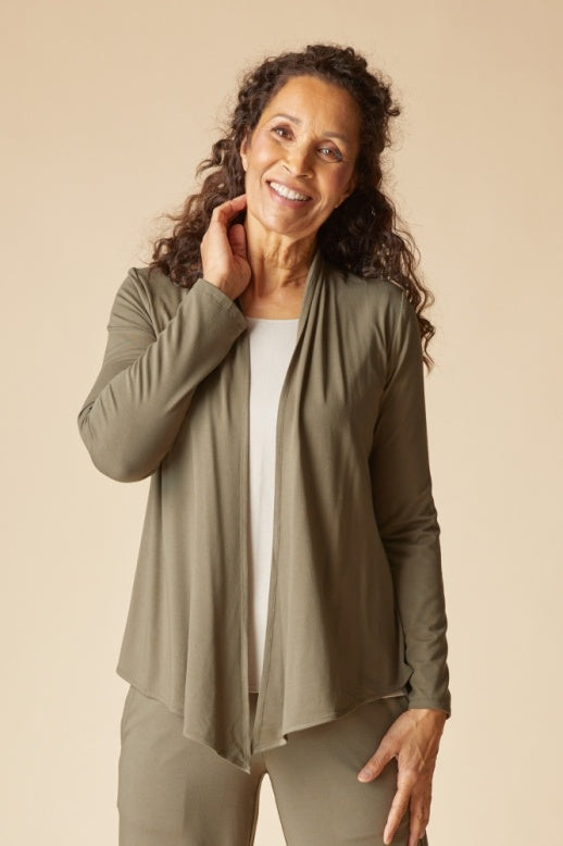 Habitat Core Travel Knit Solid Waterfall Jacket - 55931 - UMBER