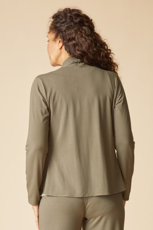 Habitat Core Travel Knit Solid Waterfall Jacket - 55931 - UMBER