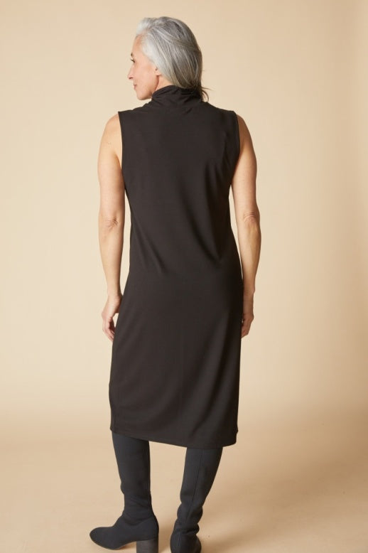 Habitat Core Travel Knit Solid Chelsea Dress - 55983 - BLACK
