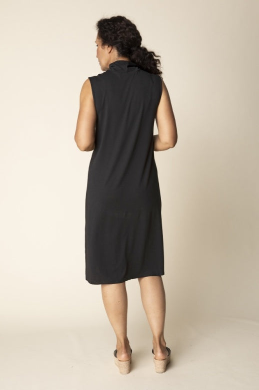 Habitat Core Travel Knit Solid Chelsea Dress - 55983 - BLACK