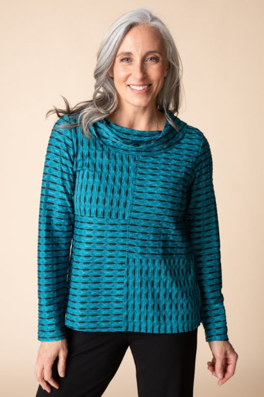 Habitat Newport Knit Downtown Top - 57112 - TEAL