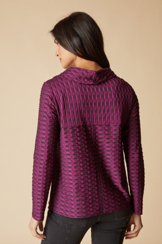 Habitat Newport Knit Downtown Top - 57112 - PLUM