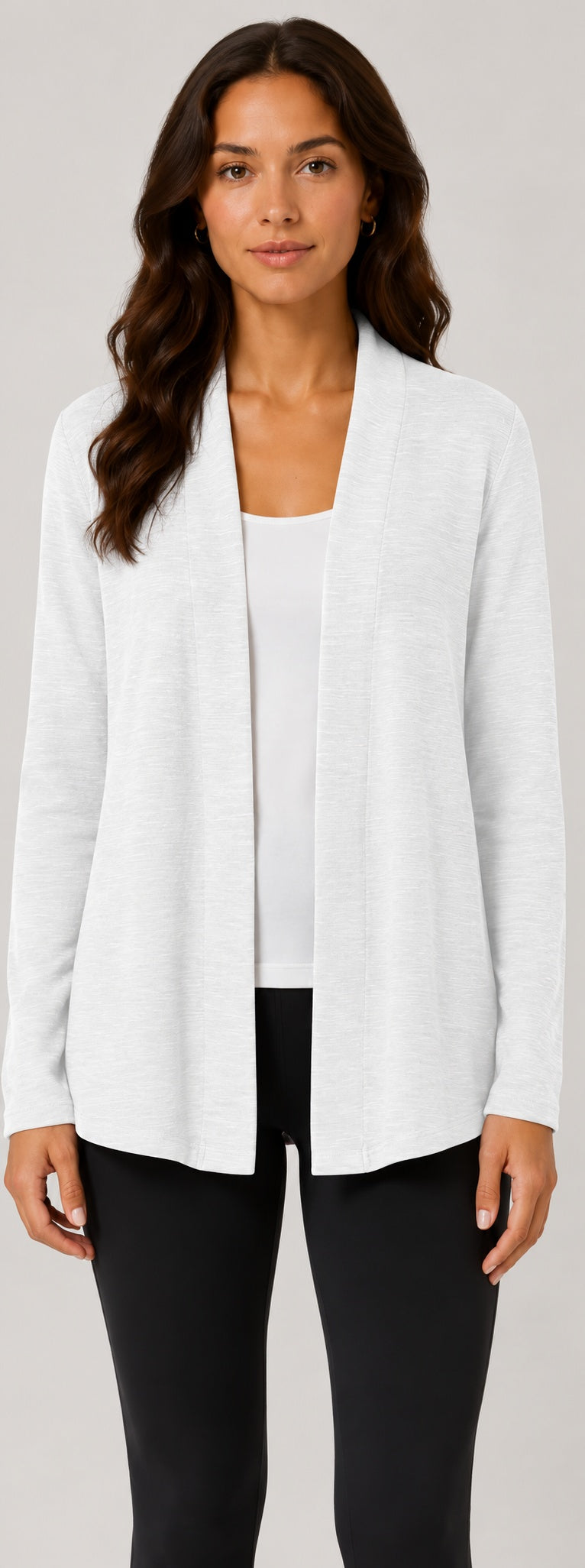 Prairie Cotton by CMC Slub French Terry Open Cardigan - SB595