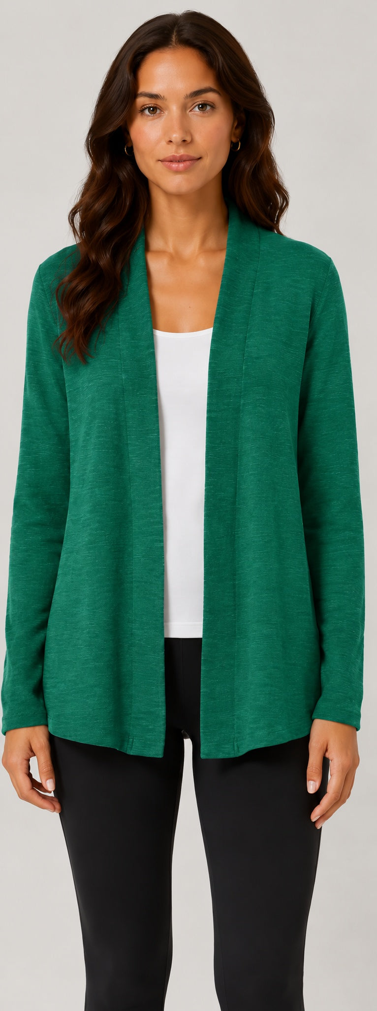 Prairie Cotton by CMC Slub French Terry Open Cardigan - SB595
