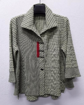 Moonlight Top - 3504 BABY BLUE CHECK