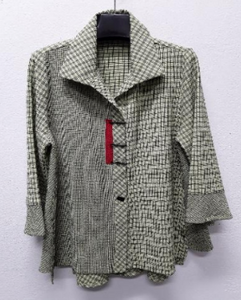 Moonlight Top - 3504 CORAL CHECK