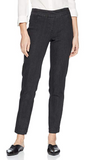 ANKLE Women's Wide Band Pull On Pant with Tummy Control (M2623P)-BLACK