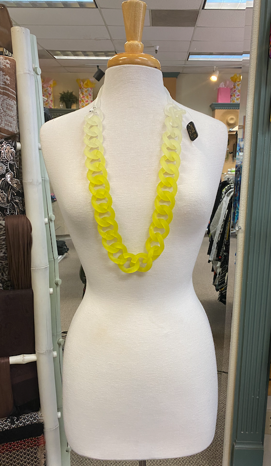 Lior Yellow Ombre Chain Necklace