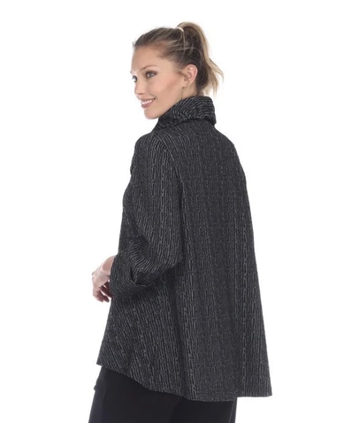 NEW - Moonlight Asymmetric Jacket in Grey/Black - 8707-G/B