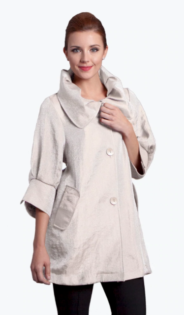 DAMEE SWING JACKET - 200 - PEARL WHITE