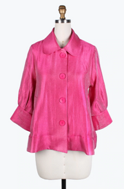 DAMEE WIDE BALL COLLAR JKT - 4741 - FUCHSIA