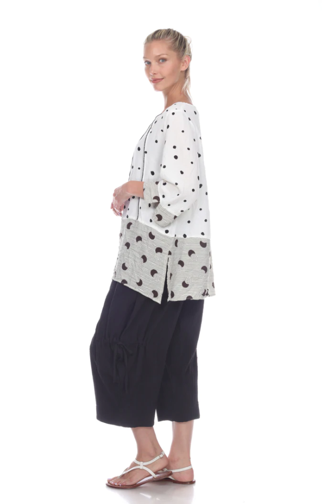 Moonlight Crinkle White Top - 2995