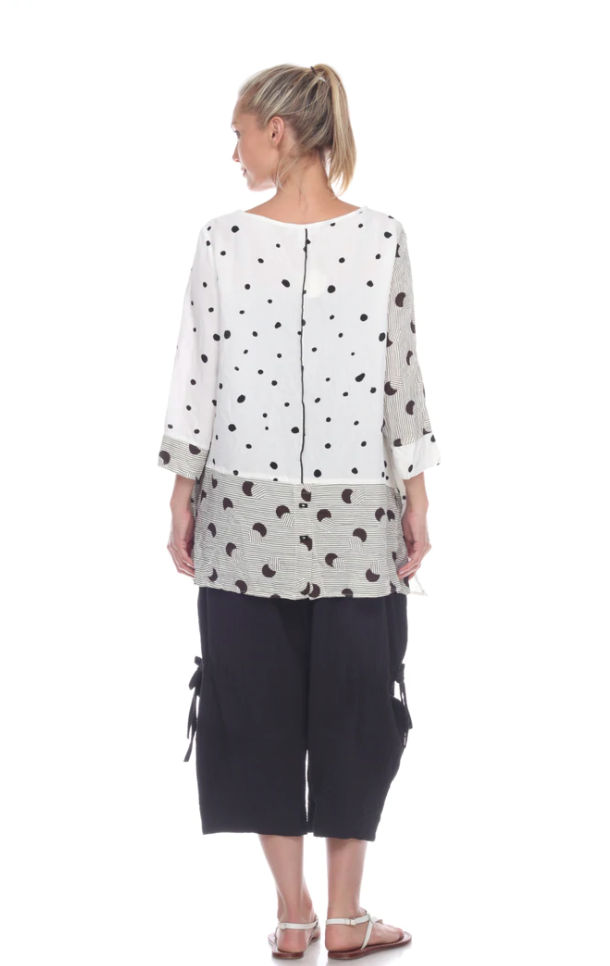 Moonlight Crinkle White Top - 2995