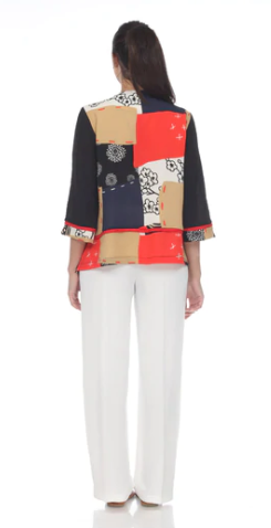 Moonlight Mixed Media Tunic - 3513