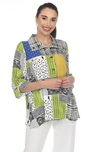 Moonlight Top Mixed print - 3282