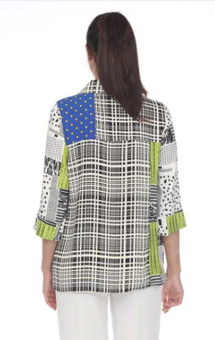 Moonlight Top Mixed print - 3282