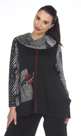 Moonlight Cowl Neck Tunic - 3429 AB