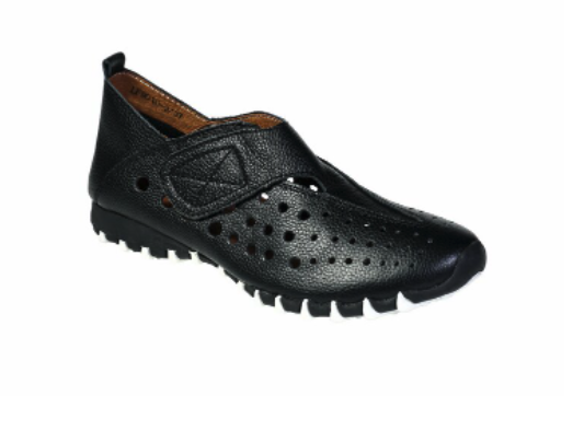 LitFoot Sneaker With Velcro - BLACK