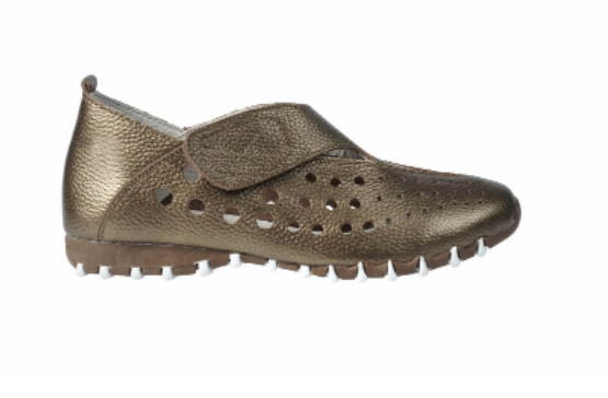 LitFoot Sneaker With Velcro - BRONZE