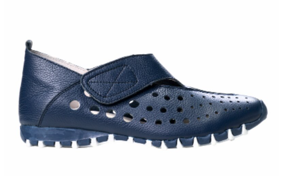 LitFoot Sneaker With Velcro - NAVY BLUE