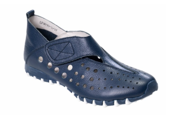 LitFoot Sneaker With Velcro - NAVY BLUE