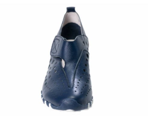 LitFoot Sneaker With Velcro - NAVY BLUE