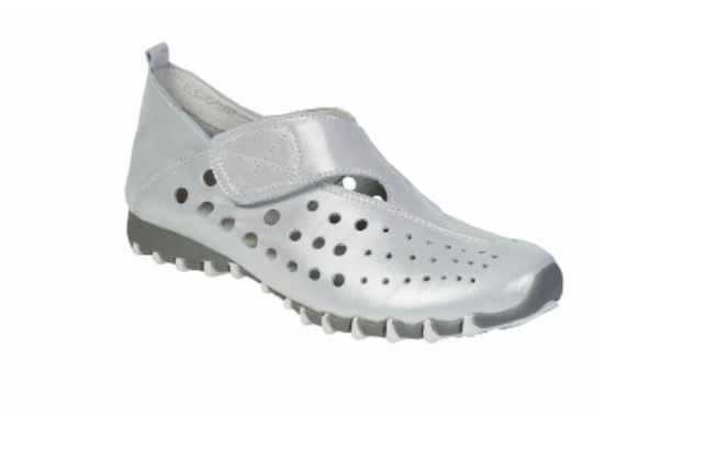 LitFoot Sneaker With Velcro - SILVER