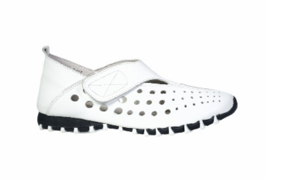 LitFoot Sneaker With Velcro WHITE The Total Look
