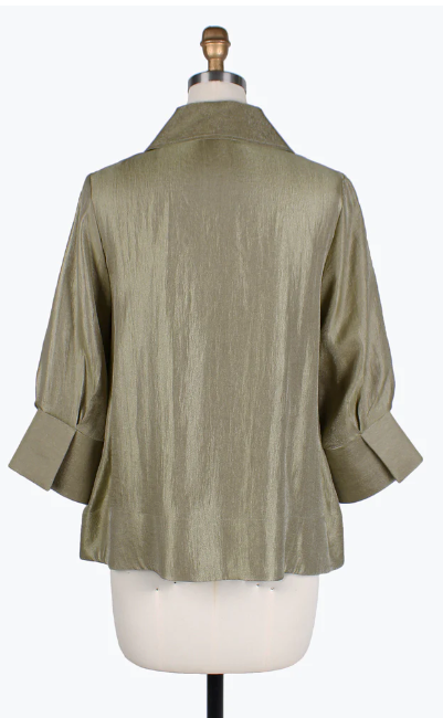 DAMEE WIDE BALL COLLAR JKT - 4741 - OLIVE