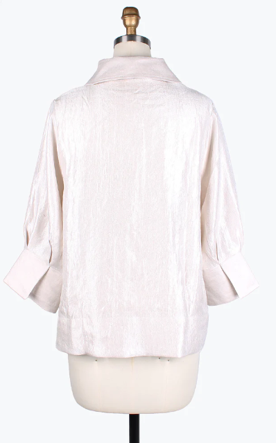 DAMEE WIDE BALL COLLAR JKT - 4741 - PEARL WHITE
