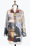 ABSTRACT PAINTING SHIRT-7087-YLW