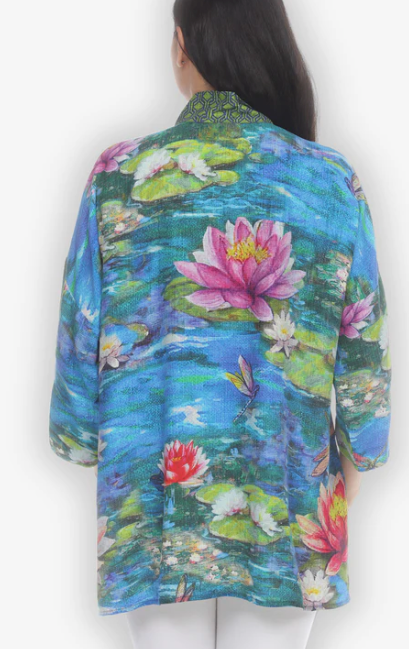Citron "Garden of the Sun" Silk Blouse - 2222GOS