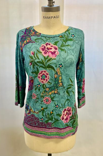 Citron "Embroidery Flying Butterfly" Tee - TEFB