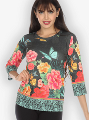 Citron "Butterflies in Flight Back" Tee - TBIFB