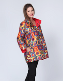 Oopera Raincoat - SQUARES WITH CONCENTRIC CIRCLES BY WASSILY KANDINSKY - J8839RW-6