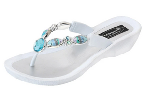 GRANDCO SANDALS 27760 - BAHAMA BLUE (WHITE)