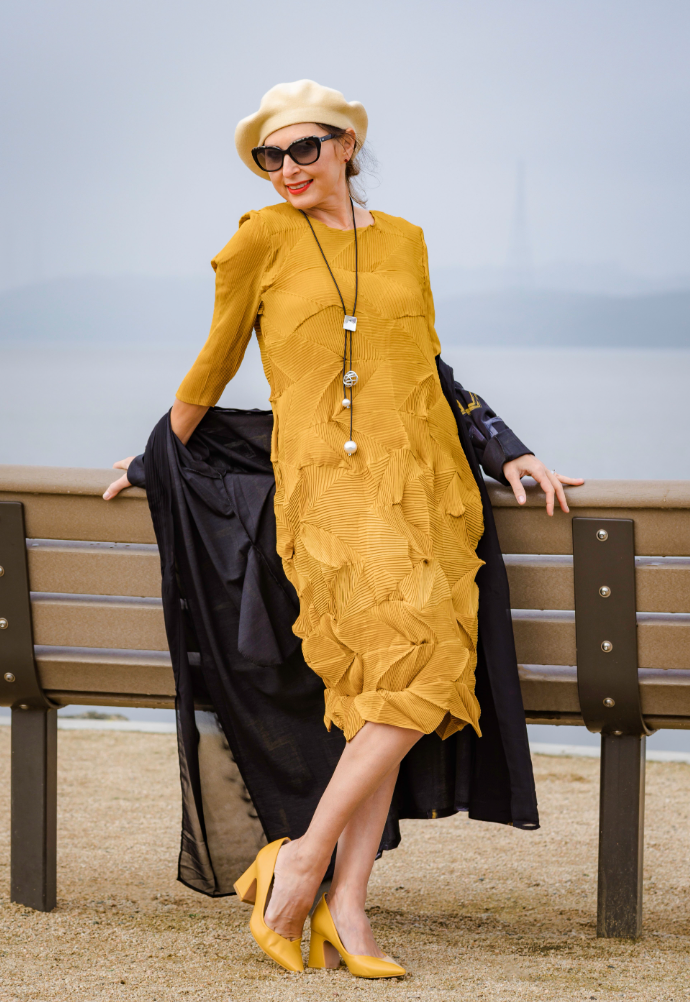 Vanite Couture Dress - 81850 - YELLOW