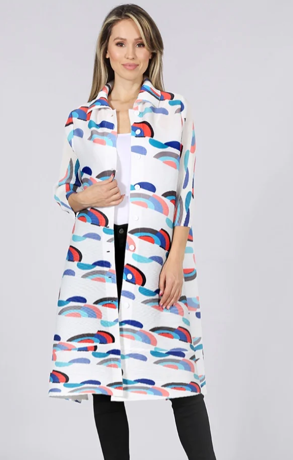 Vanite Couture Jacket Dress - 82299 - WHITE