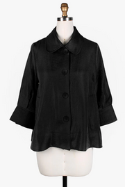 DAMEE WIDE BALL COLLAR JKT - 4741 - BLACK
