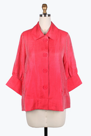 DAMEE WIDE BALL COLLAR JKT - 4741 - CORAL RED