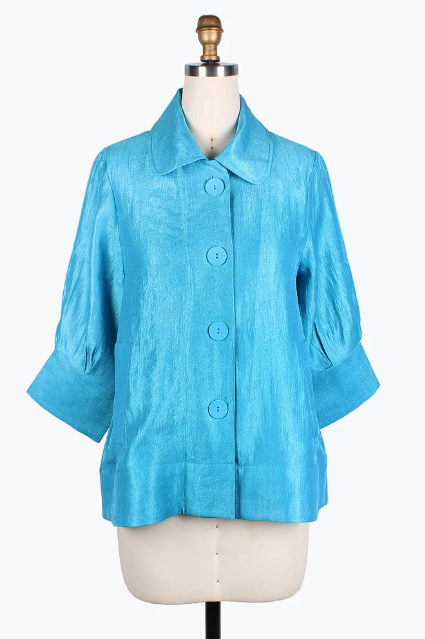 DAMEE WIDE BALL COLLAR JKT - 4741 - SKY BLUE