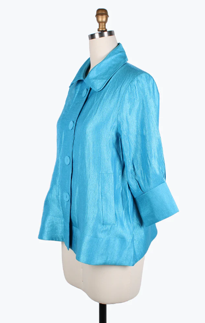 DAMEE WIDE BALL COLLAR JKT - 4741 - SKY BLUE