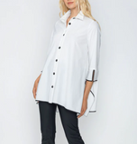 IC Collection Blouse - 5661B - WHITE