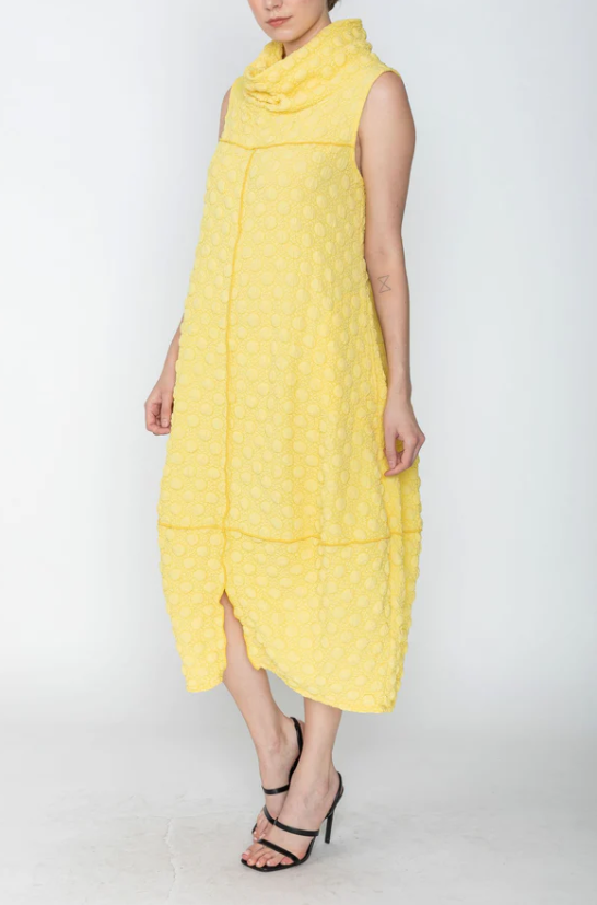 IC Collection Dress - 5466D - YELLOW