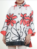 Oopera Raincoat - RED FLOWER - J1239RW-4