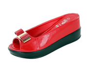 Helen's Heart Casual Slide Shoe - 8127-30 RED