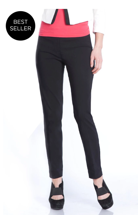 ANKLE Women's Wide Band Pull On Pant with Tummy Control (M2623P